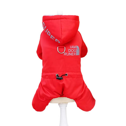 Winter Waterproof Dog Coat Warm Pet Jacket Puppy Reflective Hoodies for Small Medium Dogs Cats Clothes French Bulldog Costumes