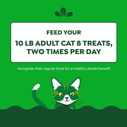 FELINE  Natural Dental Care Cat Treats, Tuna Flavor, All Bag Sizes