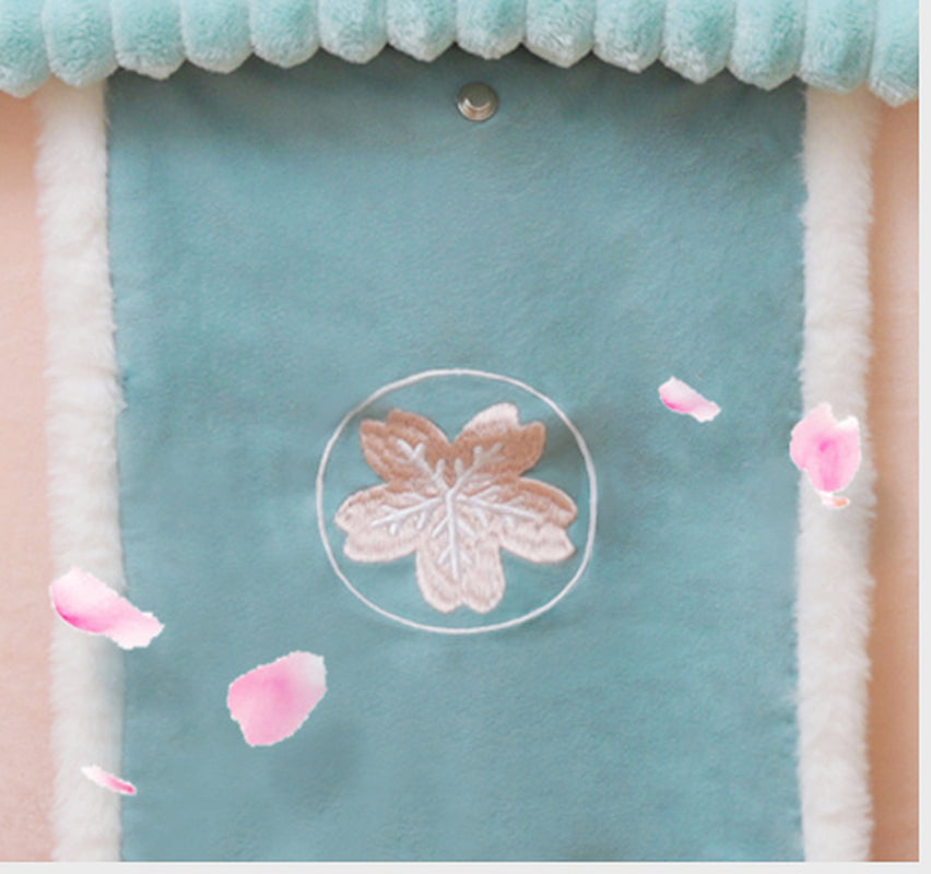 Cozy Enclosed Cat Villa - Removable & Washable Cat Bed for Ultimate Comfort