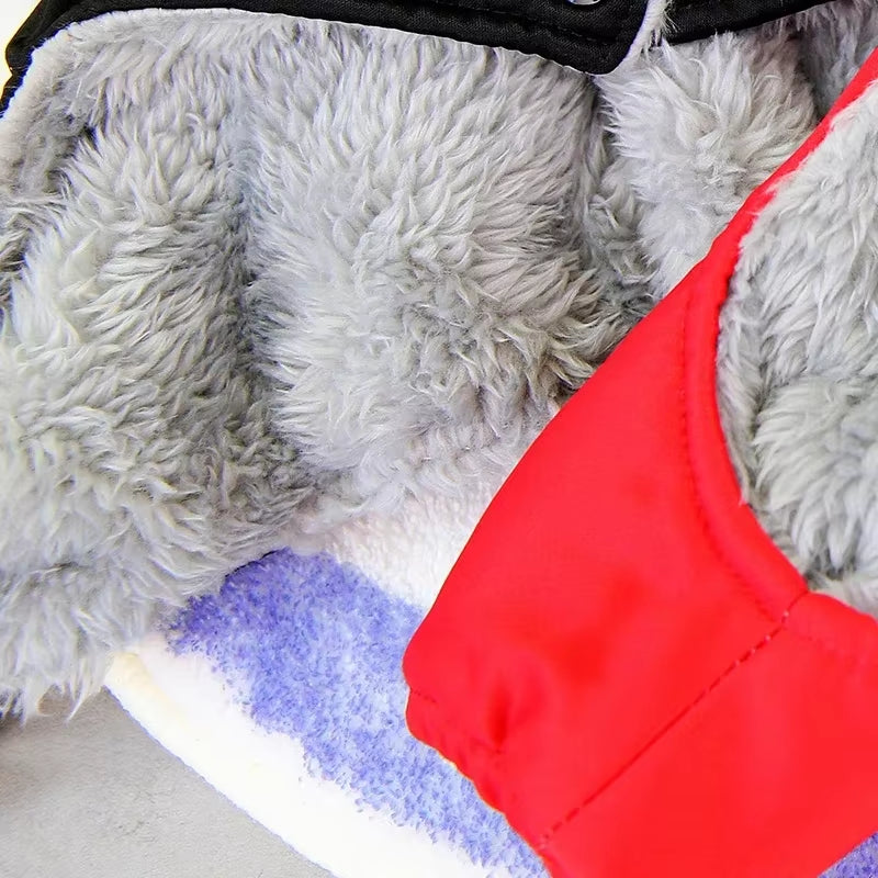 Winter Waterproof Dog Coat Warm Pet Jacket Puppy Reflective Hoodies for Small Medium Dogs Cats Clothes French Bulldog Costumes