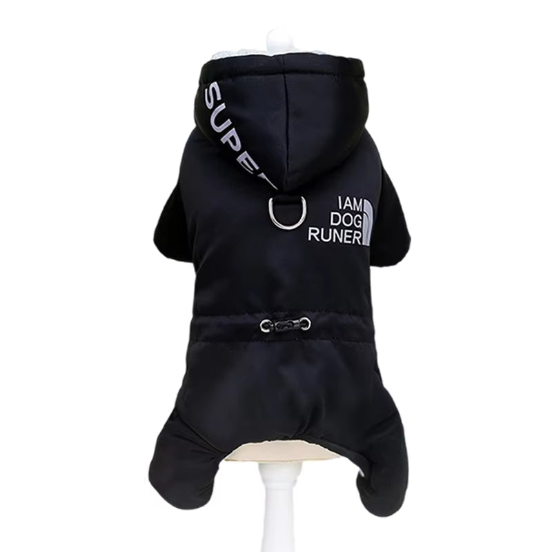 Winter Waterproof Dog Coat Warm Pet Jacket Puppy Reflective Hoodies for Small Medium Dogs Cats Clothes French Bulldog Costumes